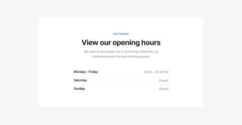 Business Hours 3
