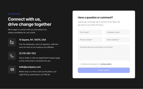 Contact Form 20
