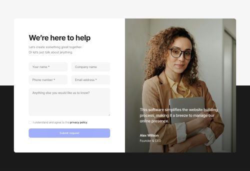 Contact Form 21
