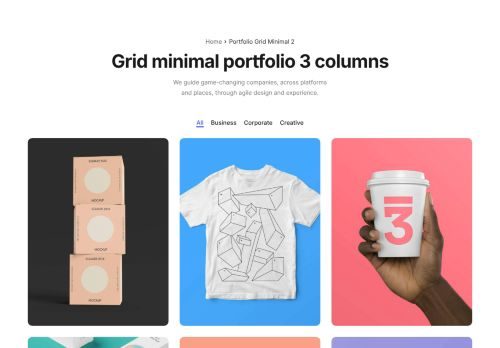 Portfolio Grid Minimal 2