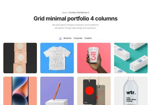 Portfolio Grid Minimal 3