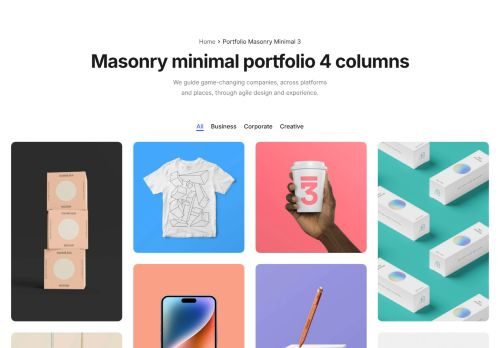 Portfolio Masonry Minimal 3