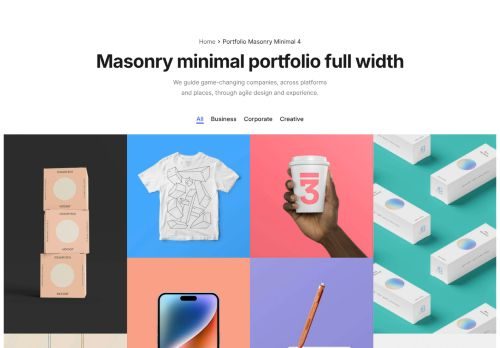 Portfolio Masonry Minimal 4