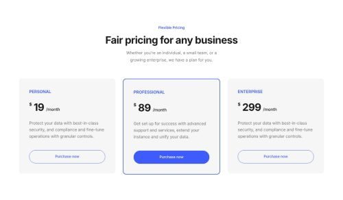 Pricing Tables 15