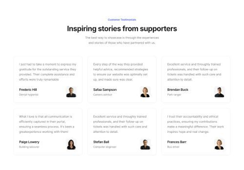 Testimonials Grid 5