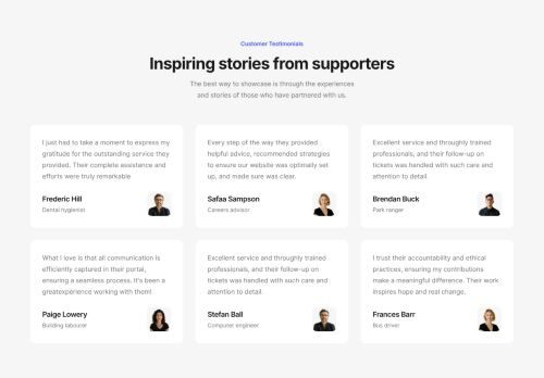 Testimonials Grid 6