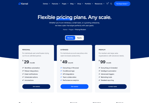 Pricing Modern