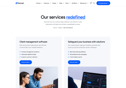 Services Boxed