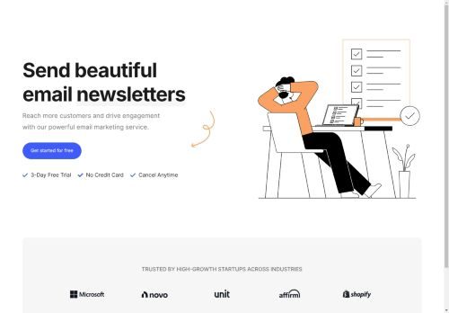 Hero Landpress Email Marketing
