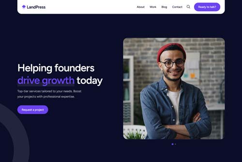 Hero Landpress Freelancer