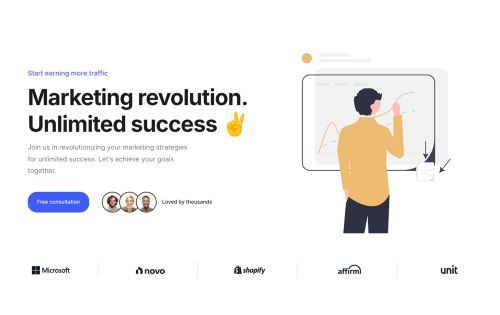 Hero Landpress Marketing Agency