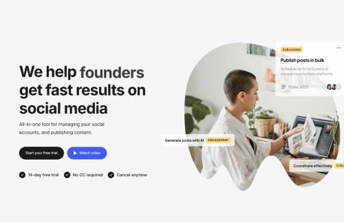 Hero Landpress Social Media